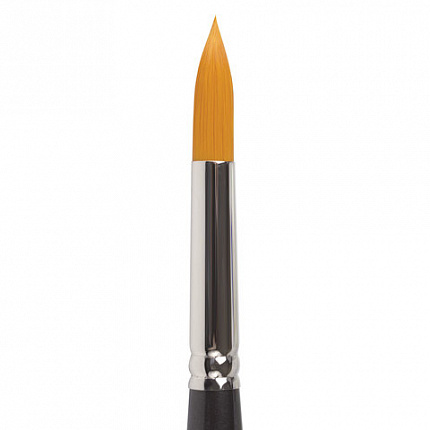 Кисть художественная проф. BRAUBERG ART CLASSIC, синтетика жесткая, круглая, № 10, короткая ручка, 200653