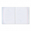 Тетрадь бумвинил, зеленый, А5, 96 л., скоба, офсет №1, белая бумага, клетка с полями, STAFF, 403417
