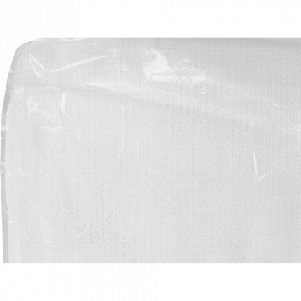 Полотно ВАФЕЛЬНОЕ, Узбекистан, отбеленное, рулон 0,45х50 м, плотность 200 (±10) г/м2, в пакете, LAIMA, 607528