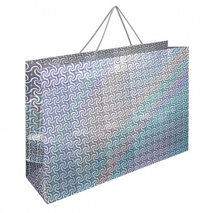 Пакет подарочный (1 шт.) 62x17x42 см, "BIG SIZE", голография, ассорти 3 цвета, ЗОЛОТАЯ СКАЗКА, 609731