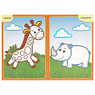 Книжка-раскраска с цветным контуром, ДЛЯ МАЛЫШЕЙ 2-3 лет, ассорти, 145х210 мм, 16 стр., УМКА