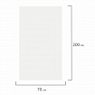 Простыня белая рулонная с перфорацией 100 шт., 70х200 см, спанбонд 15 г/м2, LAIMA ADVANCED, 631138