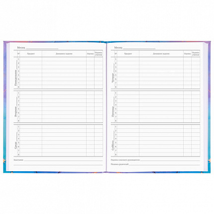 Дневник 5-11 класс 48 л., гибкая обложка, BRAUBERG, глянцевая ламинация, с подсказом, "Admiration", 106385