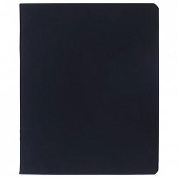 Тетрадь А5 96 л., HATBER, скоба, клетка, Soft-touch ламинация, SoloMatte "Черный бархат", 092746, 96Т5лВ1