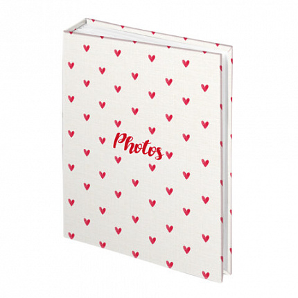 Фотоальбом BRAUBERG на 200 фото 10*15см, твердая обложка, "Cute hearts", 391427
