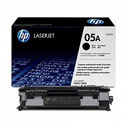 Картридж лазерный HP (CE505A) LaserJet P2035/P2055 и другие, №05А, оригинальный, ресурс 2300 стр.