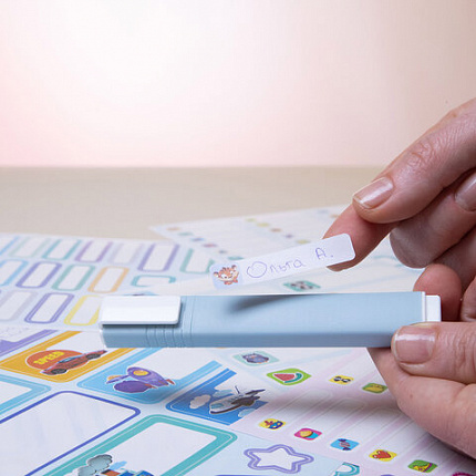 Наклейки бумажные "Подпишу всё" для девочек, НАБОР 4 листа А5, 113 наклеек, HATBER, 094174