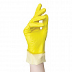 Перчатки МНОГОРАЗОВЫЕ латексные AVIORA, размер 6,5-7, S (малый), желтые, вес 33 г, 402-566