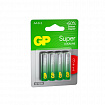 Батарейки КОМПЛЕКТ 4 шт., GP Super G-Tech, AA (LR6,15А), алкалиновые, пальчиковые, ПРОМО 3+1, 15A3/1-2CR4