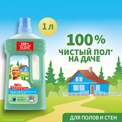 Средство для мытья пола и стен 1 л, MR. PROPER (Мистер Пропер), "Горный ручей и прохлада", MP-81519421