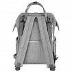 Рюкзак для мамы BRAUBERG MOMMY с ковриком, крепления на коляску, термокарманы, серый, 40x26x17 см, 270819