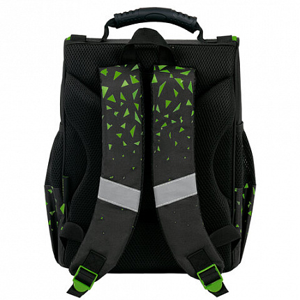 Ранец ПИФАГОР BASIC, 1 отделение, 3 кармана, эргономичная спинка, "Easy play", 35х28х18 см, 274424