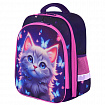 Ранец BRAUBERG KIDS STANDARD, 2 отделения, "Любознательный кот", 36х28х14 см, 273145