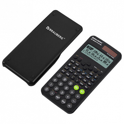 Калькулятор инженерный BRAUBERG SC-991ES-PLUS-BK (164х80 мм), 552 функции, 10+2 разряда, ЧЕРНЫЙ, 272651