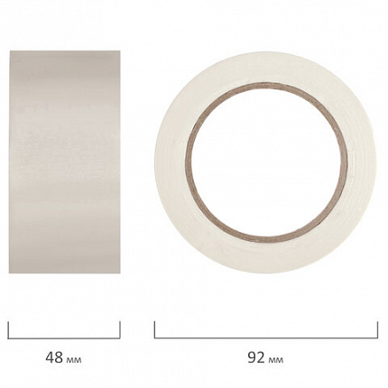 Клейкая лента малярная креппированная 48 мм x 14 м, STAFF, 229060