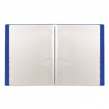 Папка 20 вкладышей STAFF, синяя, 0,5 мм, 225692