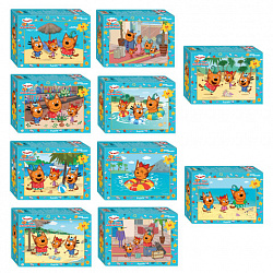 Пазл картонный 54 элемента, ЛИЦЕНЗИОННЫЕ СЮЖЕТЫ, АССОРТИ, 9х6,5,х2,5 см