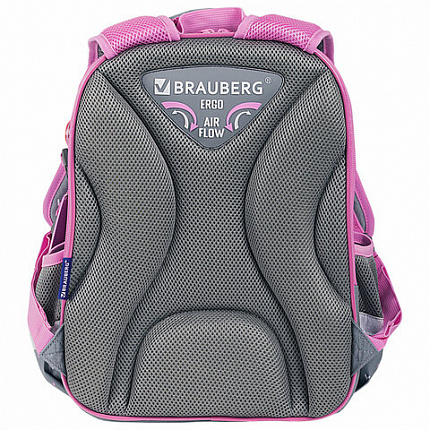 Ранец BRAUBERG QUADRO, 3 отделения, с брелоком, "Anime friends", 37х28х18 см, 272022