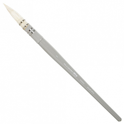 Кисть художественная профессиональная, коза, круглая, №8, BRAUBERG ART CLASSIC, 200956
