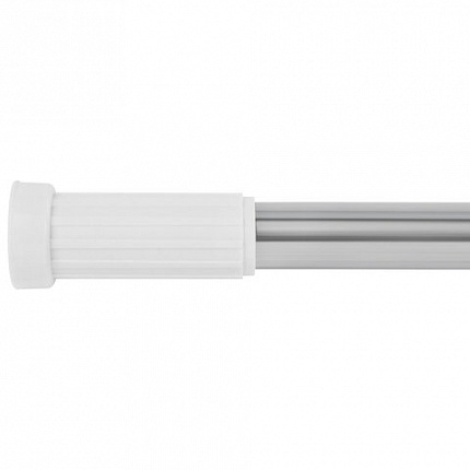 Карниз штанга для ванной телескопический 140-260 см, нержавеющая сталь, PRIMILA (ПРИМИЛА), 700109