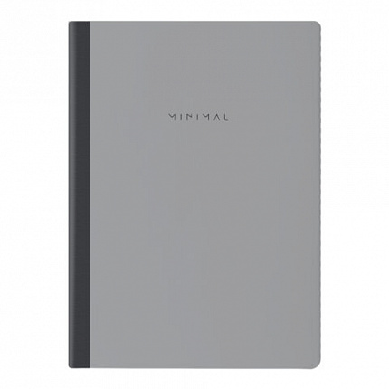 Тетрадь А4 96л. BRAUBERG на сшивке с корешком, клетка, обложка картон, Minimal Classic, 405281