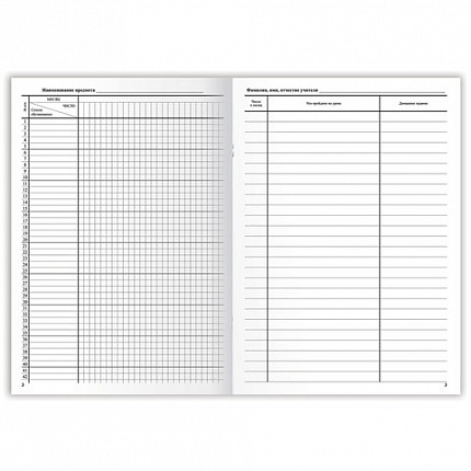 Классный журнал BRAUBERG 1-4 кл., А4, 200х290 мм, твердая ламинированная обложка, офсет, 125140