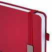 Ежедневник датированный 2026, А5, 138x213 мм, BRAUBERG "Control", под кожу, держатель для ручки, красный, 117124