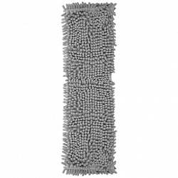 Насадка МОП плоская для швабры/держателя, 50 см, микрофибра СИНЕЛЬ (ТИП К), PERKLIN (ПЕРКЛИН), 700986