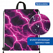Мешок для обуви BRAUBERG большой удобный с ручкой, 51х41 см, Lightning, 272400