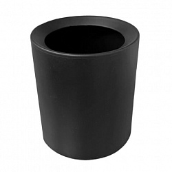 Контейнер, урна, ведерко для мусора НАСТОЛЬНОЕ без крышки 2 л, 155х130х145 мм, черный, BOOMHOUSE (БУМХАУС), 238901