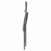 Стул складной BRABIX "Golf Plus CF-003 КОМФОРТ", серый каркас, серая ткань, 532890