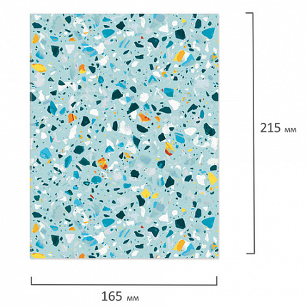 Тетрадь на кольцах А5 (165х215 мм), 120 листов, твердый картон, клетка, BRAUBERG, Абстракция, 404077