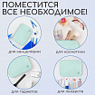 Пенал-косметичка BRAUBERG БОЛЬШОЙ, 1 отделение, 1 откидная планка, ткань, 21x15x6 см, "Mint", 270705