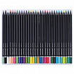 Карандаши цветные чёрное дерево BRAUBERG BLACK WOOD, 120 цветов, мягкий грифель 3 мм, 182046