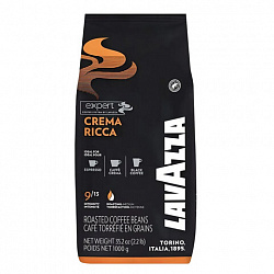 Кофе в зернах LAVAZZA "Crema Ricca Expert" 1 кг, ИТАЛИЯ, 3003