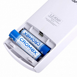 Батарейки алкалиновые "мизинчиковые" КОМПЛЕКТ 2 шт., CROMEX (КРОМЕКС) Alkaline, AAA (LR03, 24А), блистер, 457129