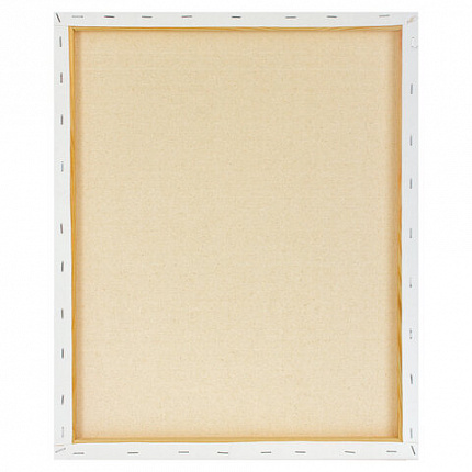 Холст на подрамнике BRAUBERG ART CLASSIC, 50х60 см, 420 г/м2, 45% хлопок 55% лен, среднее зерно, 191659