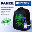Ранец BRAUBERG FIT, 2 отделения, "Неоновый геймпад", объемный дизайн, 38х27х14 см, 274385