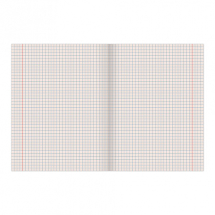 Тетрадь А5, 96 л., STAFF, скоба, клетка, офсет №2 ЭКОНОМ, обложка картон, ОДНОТОННАЯ, 402324