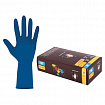 Перчатки латексные смотровые 25 пар (50 штук), размер 7-8, M (средний), синие, SAFE&CARE High Risk DL/TL210