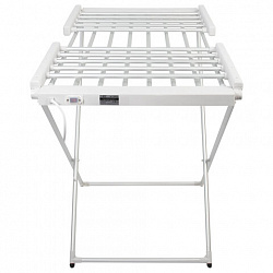 Сушилка для белья напольная, электрическая, раскладная, алюминиевая, три зоны сушки, нагрев 60 °С, LAIMA HOME, 700978