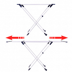 Сушилка напольная для белья раскладная, 3 сушильные зоны, 20 метров, LAIMA HOME, 607808