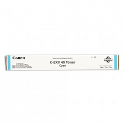 Тонер CANON (C-EXV49C) для Canon IR C3320/C3320i/C3325i/C3330i/C3500, голубой, ресурс 19000 страниц, оригинальный, 8525B002