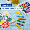 Пастель масляная восковые мелки утолщенные 25 цветов с точилкой и держателем, BRAUBERG PREMIUM, 272712