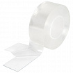 Многоразовая двухсторонняя прозрачная крепежная лента, скотч NANO tape, 5 м x 3 см, толщина 1 мм, WBZ (ВБЗ), 700426