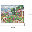 Картина стразами (алмазная мозаика) 30х40 см, ОСТРОВ СОКРОВИЩ "Цветущий сад", без подрамника, 662568