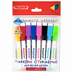 Маркеры стираемые 2 мм для белой доски и планера со стирателем НАБОР 8 ЦВЕТОВ, ПИФАГОР, 152566