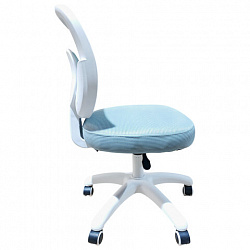 Кресло детское BRABIX KIDS "MG-230", без подлокотников, сетка/ткань TW, голубое, 533320