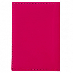 Обложка для паспорта "Passport map", экокожа soft-touch, малиновая, STAFF, 238761