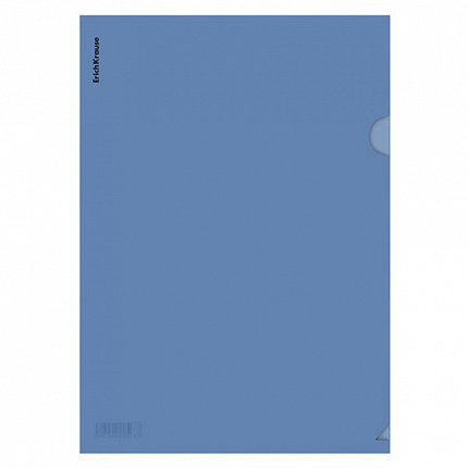 Папка-уголок ERICH KRAUSE "Glossy Classic", A4, прозрачная, ассорти, 50155